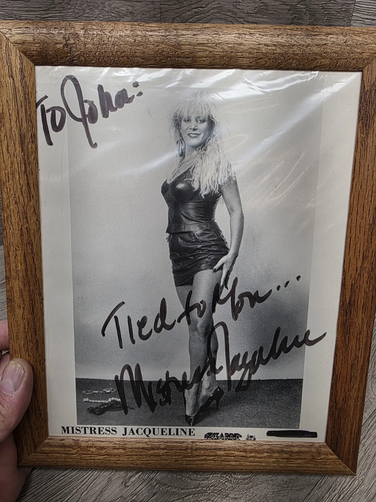 Autographed Framed 8x10 Mistress Jacqueline, Kathy Smith, Heidi Lee Morgan, изображение 4
