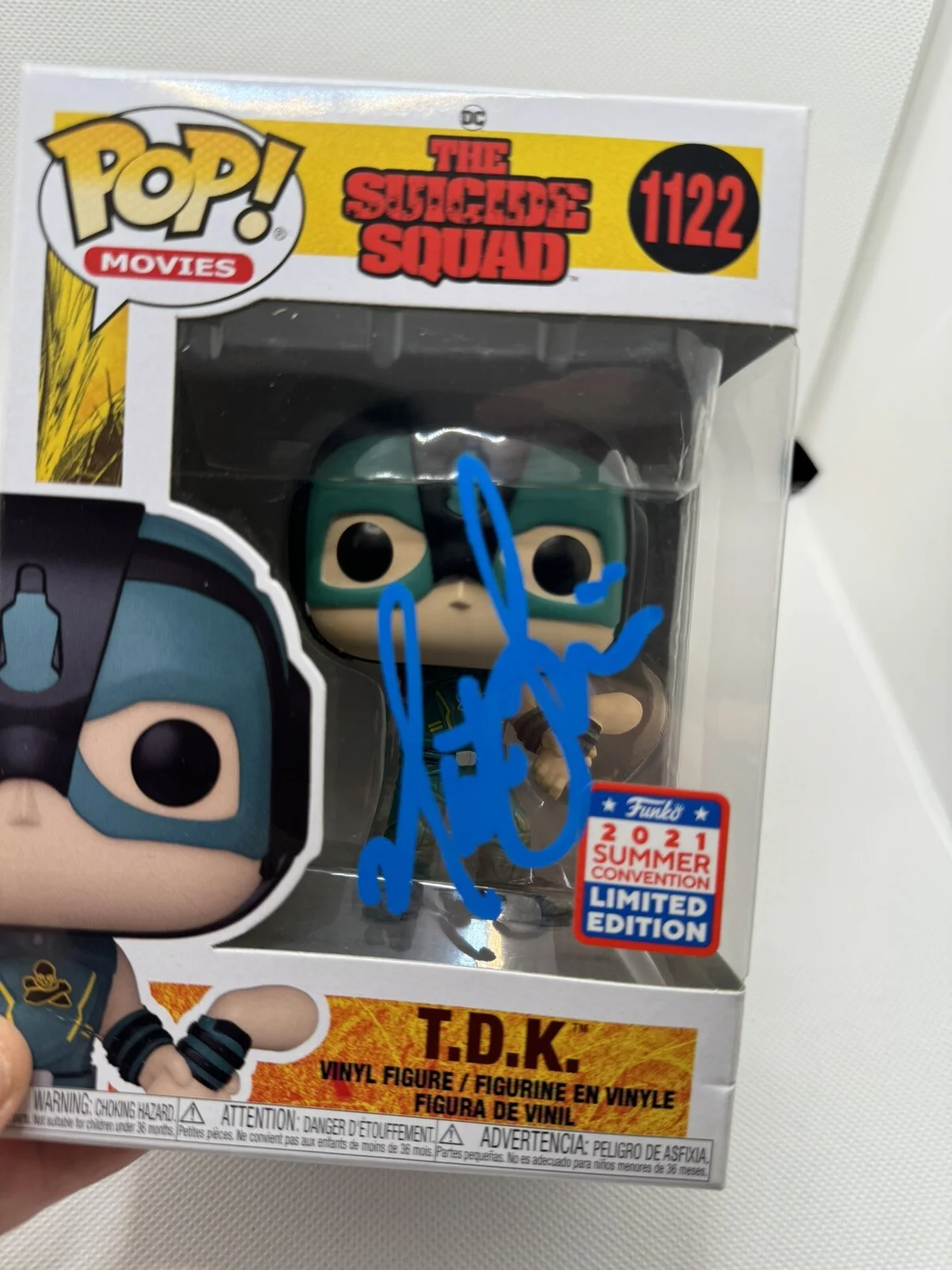 Nathan Fillion — Nathan Fillion Signed Autographed TDK Suicide Squad Funko Pop 1122 Psa/Dna Coa, изображение 2
