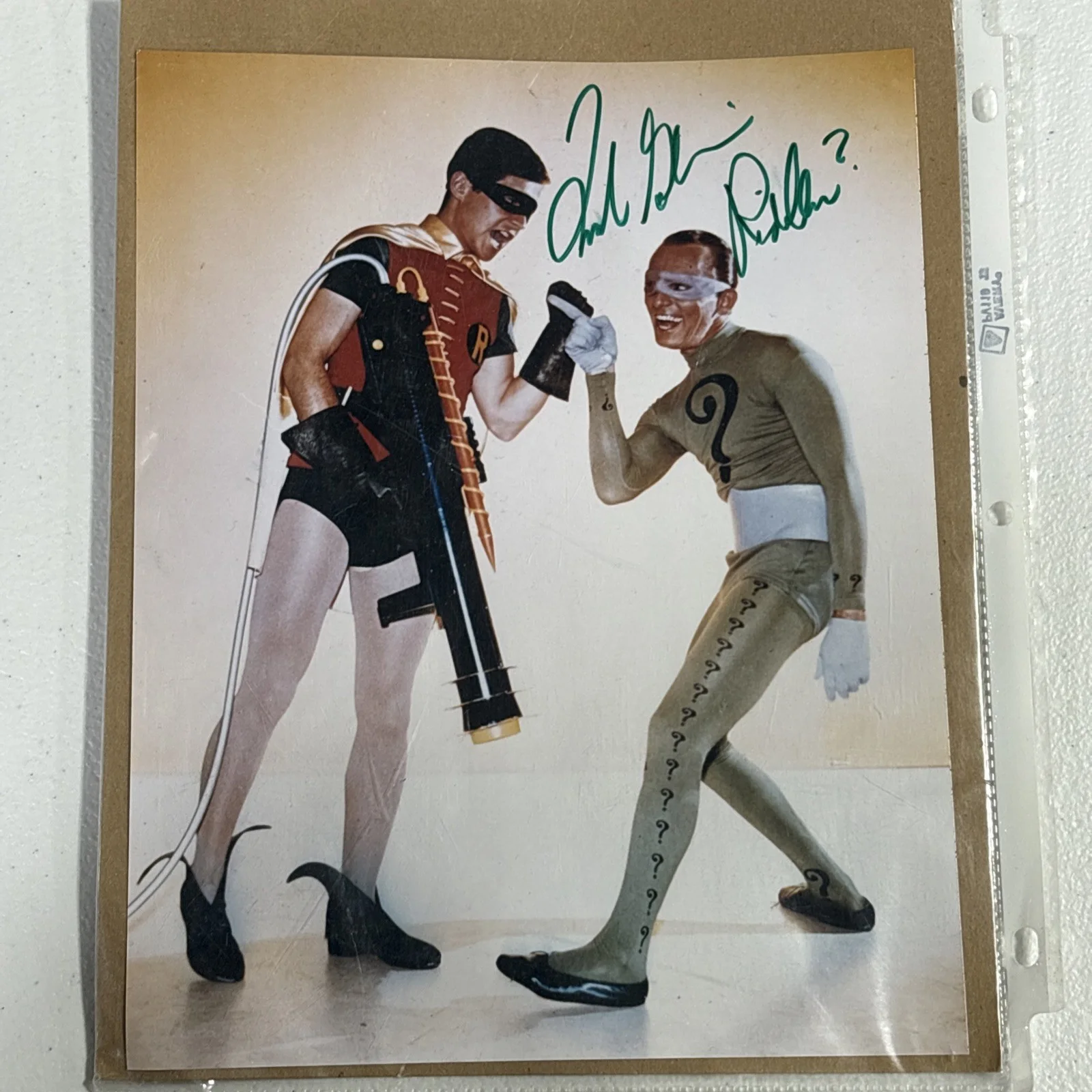 Frank Gorshin — Frank Gorshin Signed 8x10 Batman '66 TV Series Riddler Autograph Photo COA, image 2
