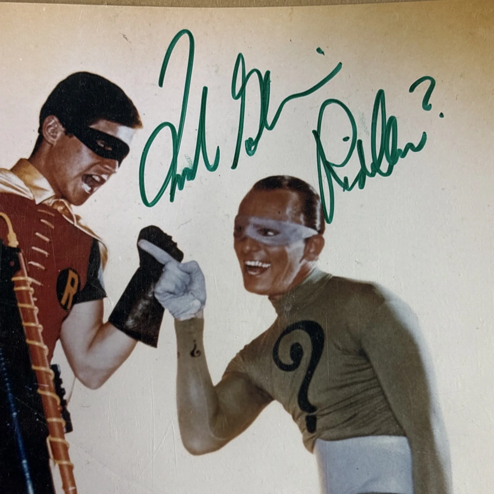 Frank Gorshin — Frank Gorshin Signed 8x10 Batman '66 TV Series Riddler Autograph Photo COA, image 3