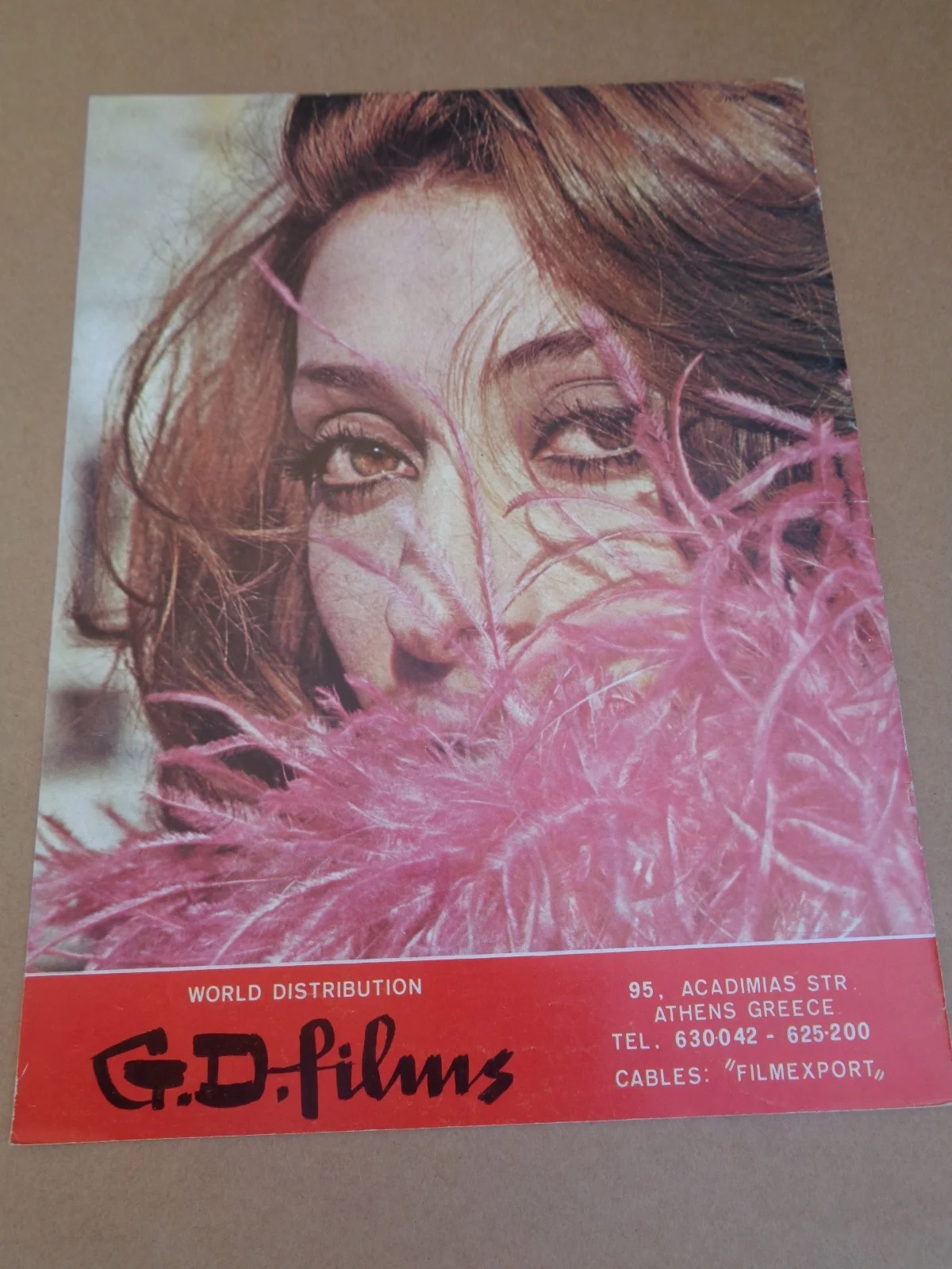 Maria Vassiliou/Dimitra Galani - Girl Of Passion - 1974 UK Film Brochure, изображение 2