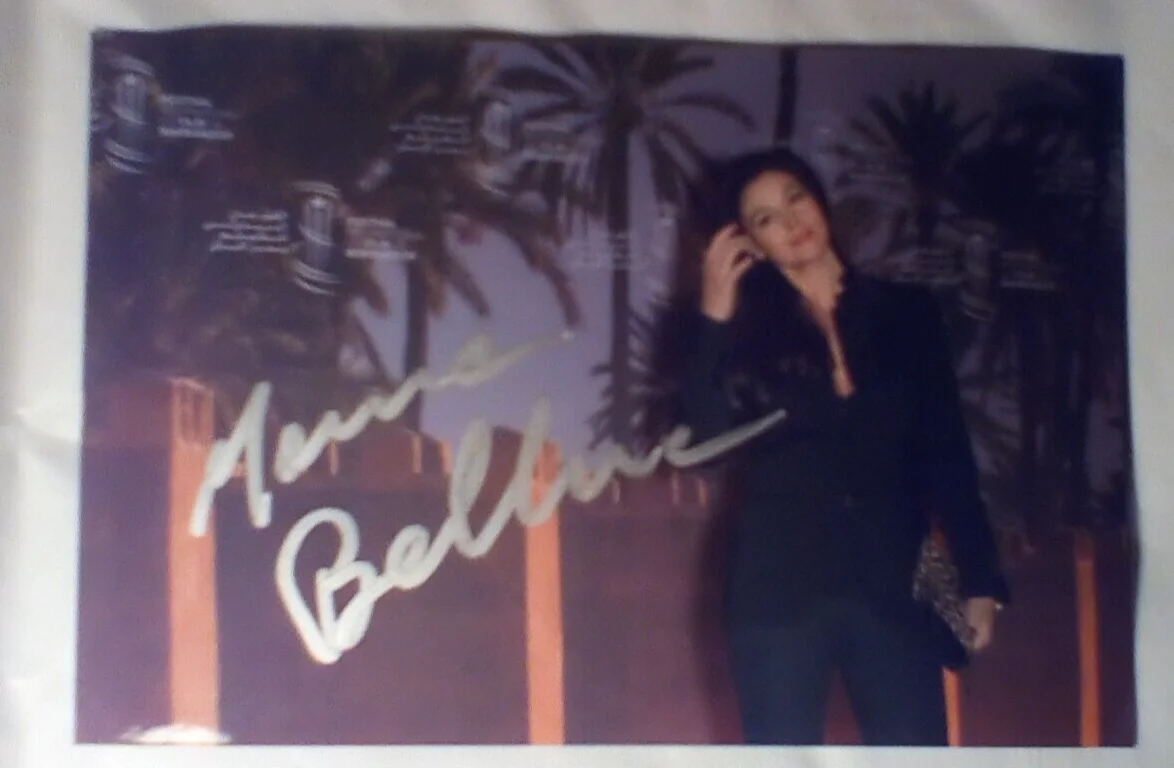 Monica Bellucci — Monica Bellucci 6x4 signed photo, 2012 Marrakech Int'l Film Fstvl clutch, изображение 2
