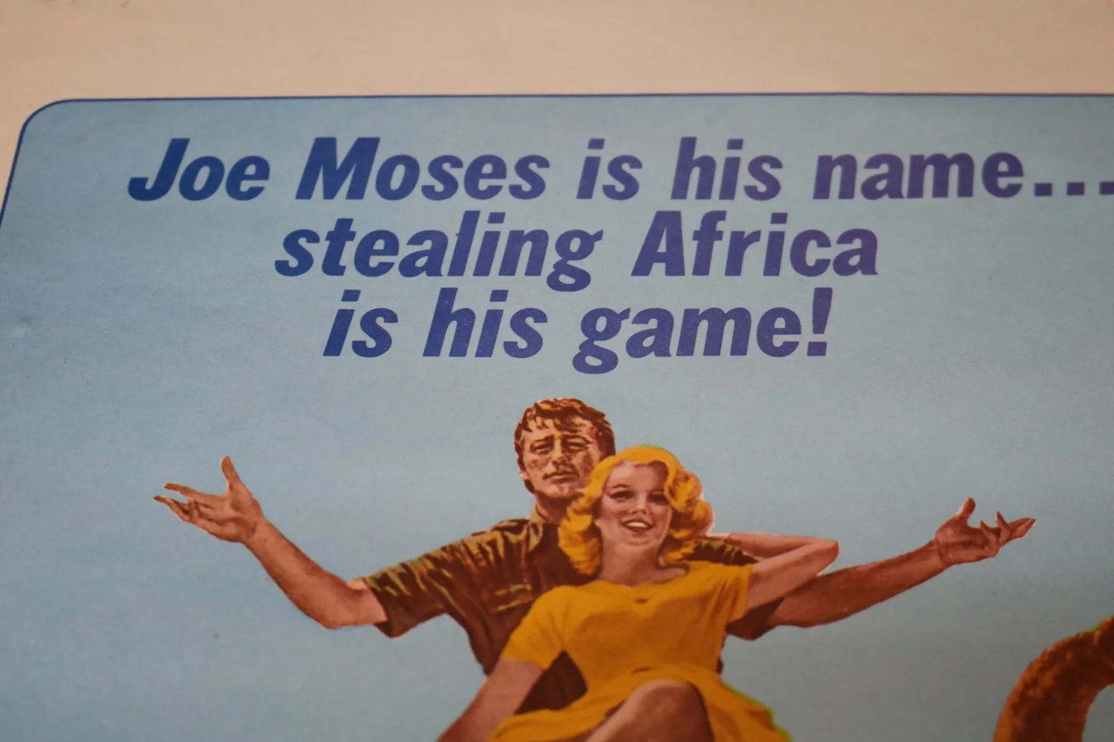 MISTER MOSES Movie Poster Original Vintage 1965 Robert Mitchum United Artists, изображение 4
