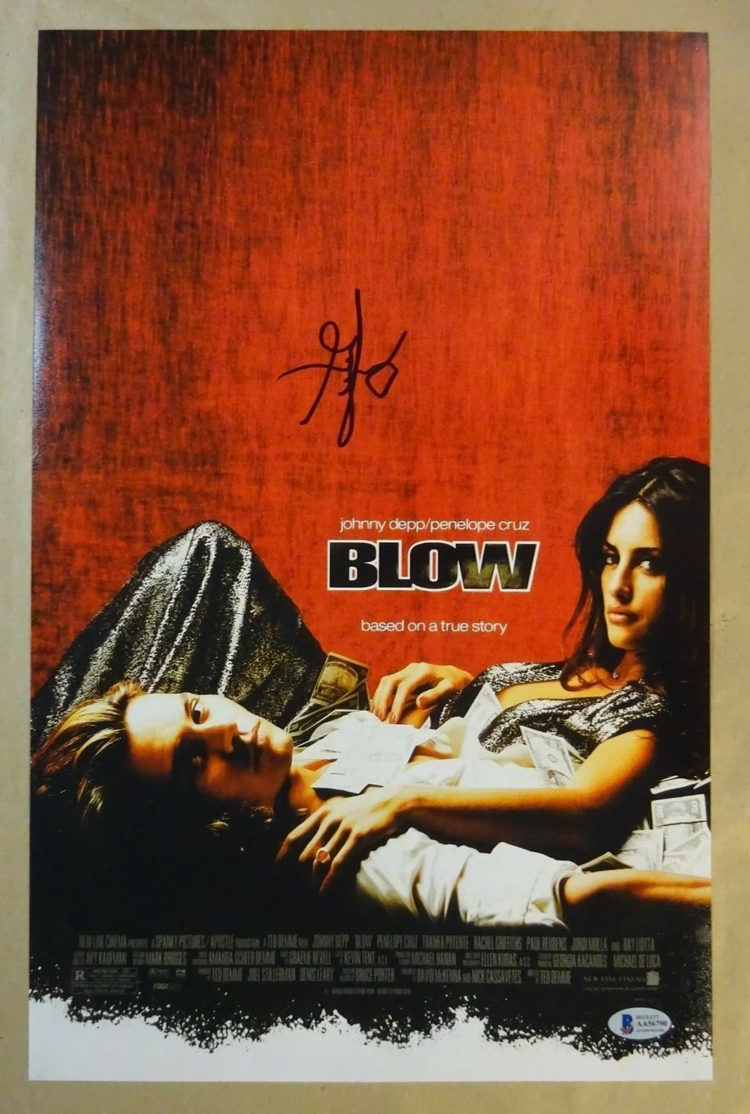 George Jung — Signed GEORGE JUNG Autographed BLOW (Inspiration) Photo 11"x17" BECKETT BAS COA, image 2