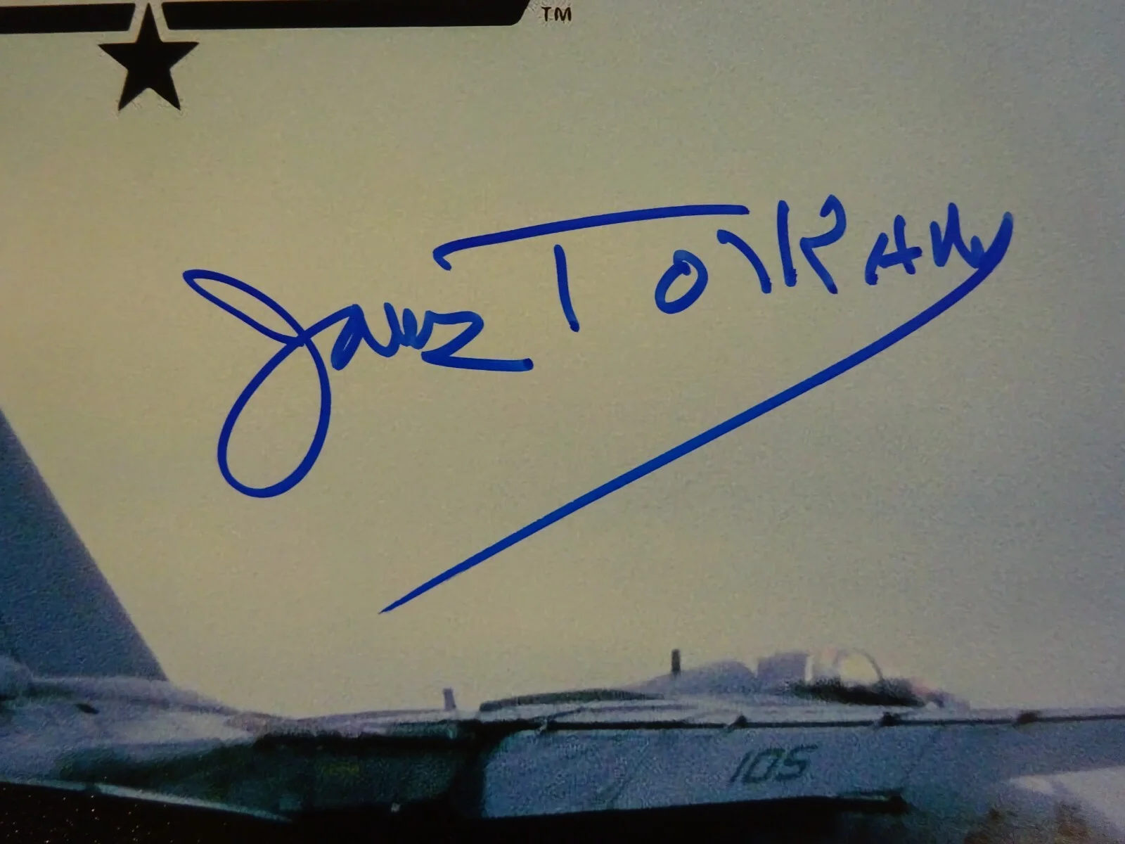 James Tolkan — Signed JAMES TOLKAN Autographed TOP GUN 11"X14" Photo BECKETT BAS COA, image 4