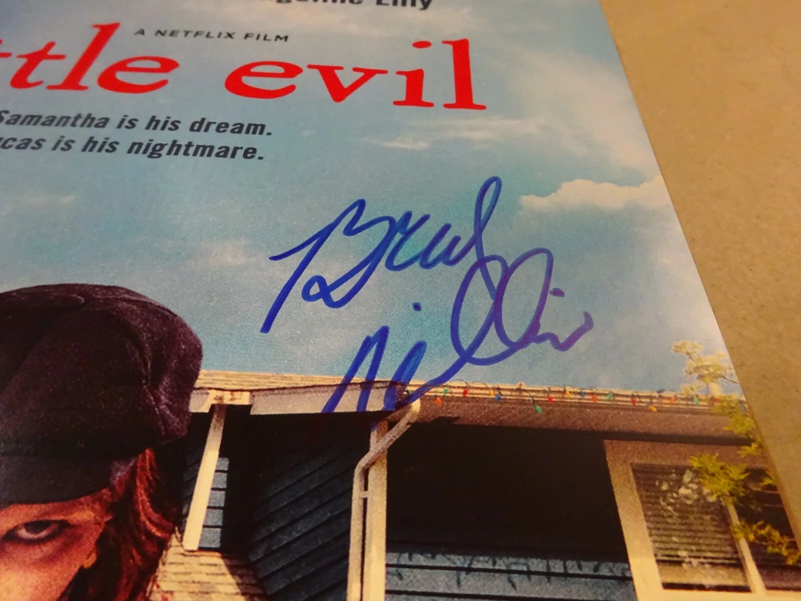Brad Williams — Signed BRAD WILLIAMS Autographed LITTLE EVIL 11"x17" Photo BECKETT BAS COA, изображение 5