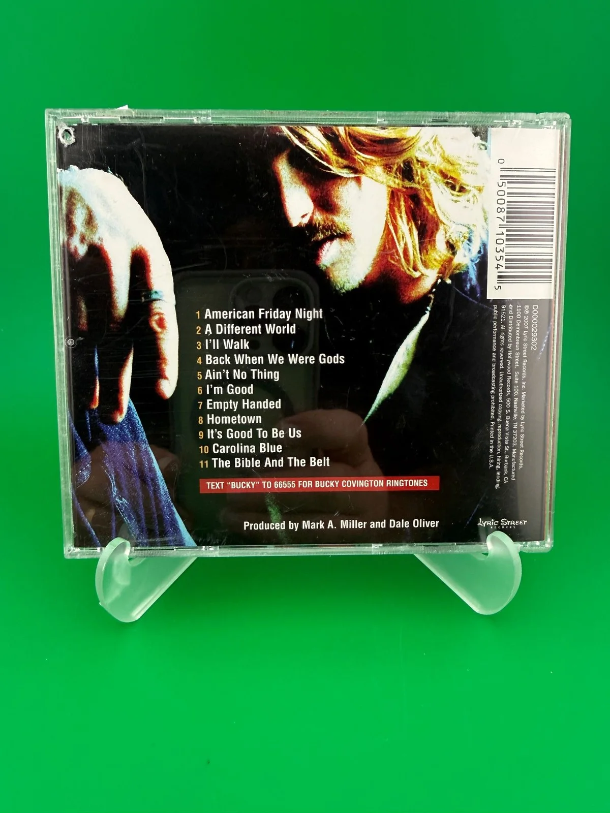 Bucky Covington CD Signed Autograph Country Music Album Lyric Street 11 Tracks, изображение 3