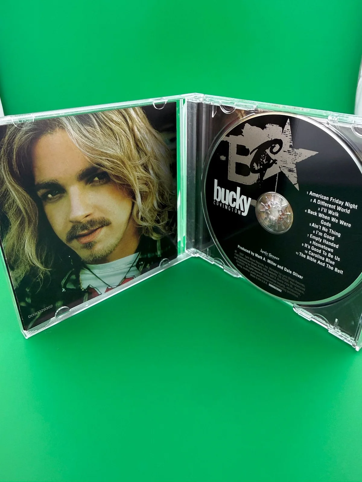 Bucky Covington CD Signed Autograph Country Music Album Lyric Street 11 Tracks, изображение 4