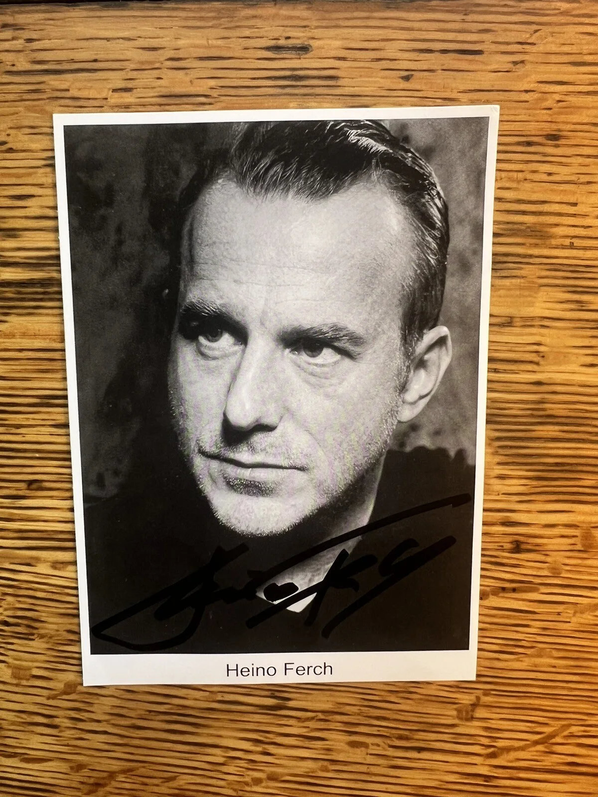 Heino Ferch (Downfall) - Signed / Autographed 4x6 Fan Card, image 4