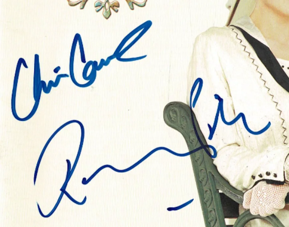 Frank Overton — Rosamund Pike Chris Carmack Autographed Signed Theatre Playbill AMCo COA 21326, image 2