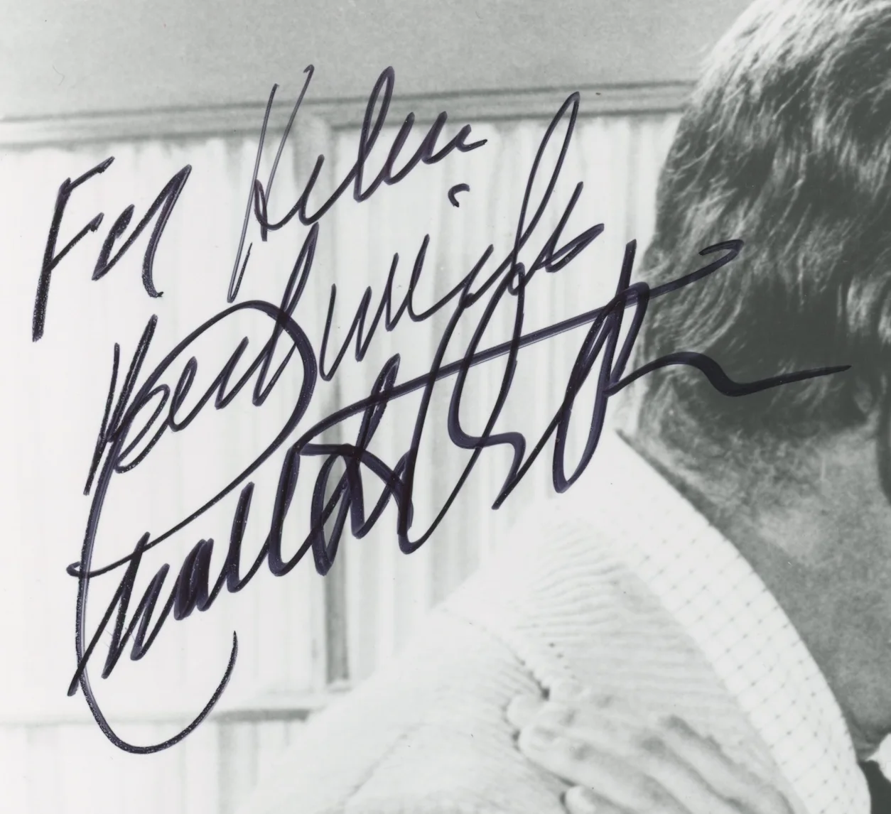 Charlton Heston & Genevieve Bujold Autographed Signed 8x10 Photo PSA COA 27103, изображение 2