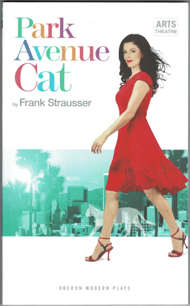 Frank Overton — Daniel Weyman Park Avenue Cat Autographed Signed Theatre Playbill AMCo COA 21329, image 2