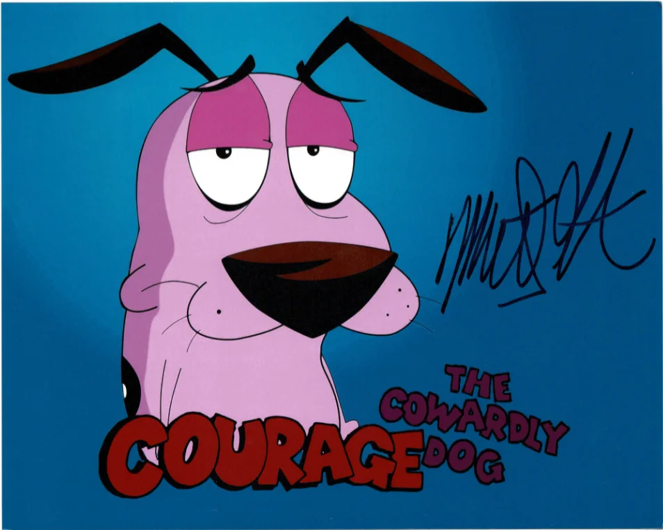 Marty Grabstein — Marty Grabstein Courage The Cowardly Dog Autographed Signed 8x10 Photo COA 17612