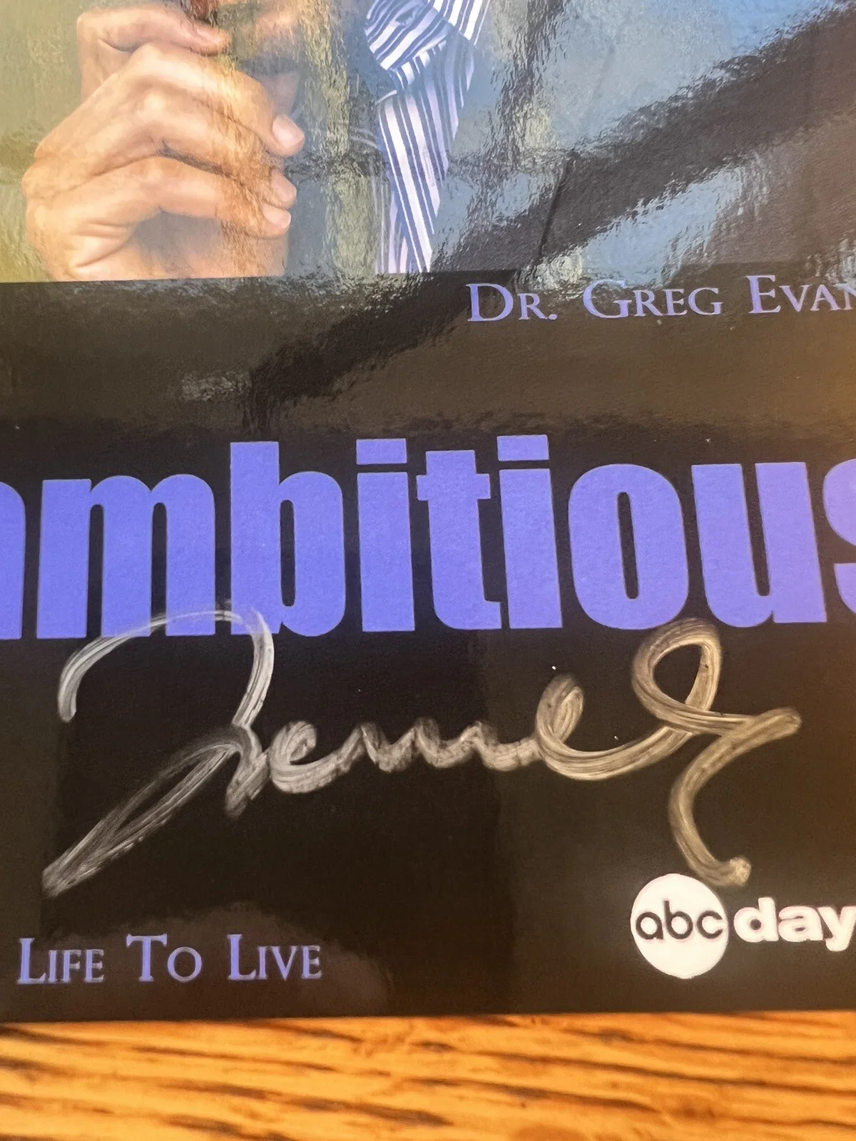 Terrell Tilford - Autographed Postcard 4x6 - One Life To Live - Dr. Greg Evans, изображение 2