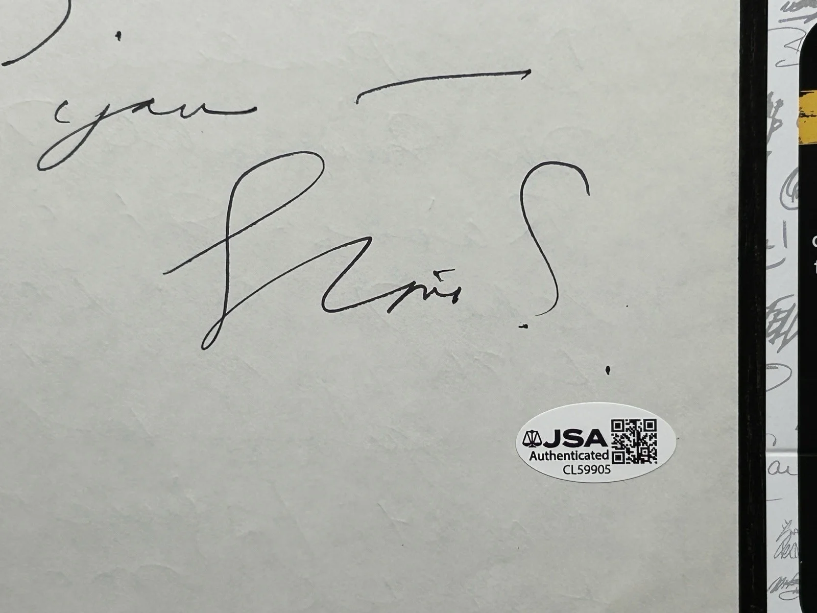 Gloria Stuart — GLORIA STUART HAND SIGNED LETTER ON CUT PAPER Original Autograph JSA COA Titanic, изображение 4