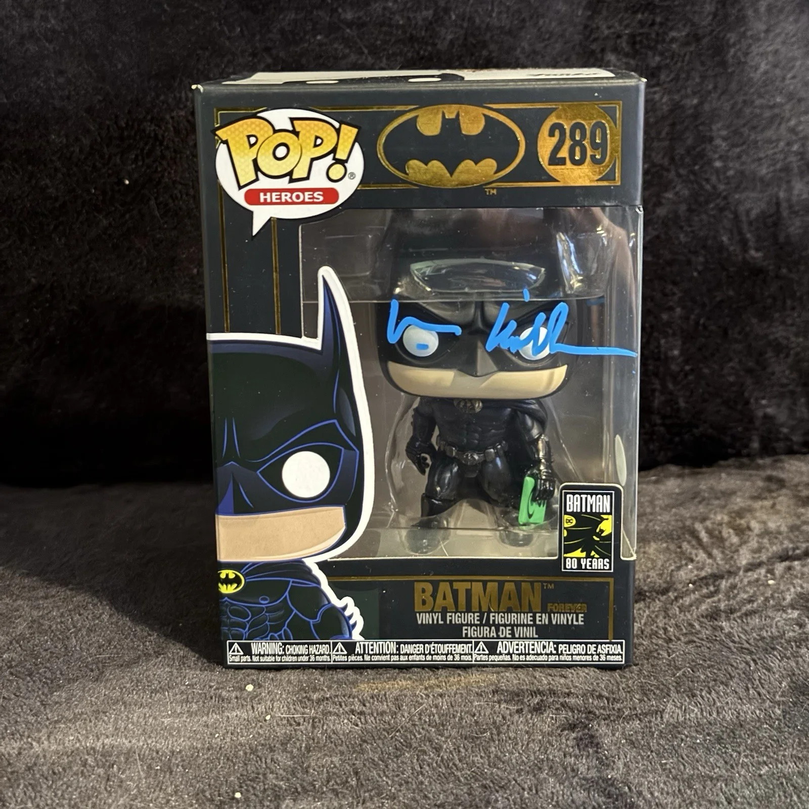 Val Kilmer — Val Kilmer Batman Forever Signed #289 Batman Funko Pop Auto BAS Beckett COA