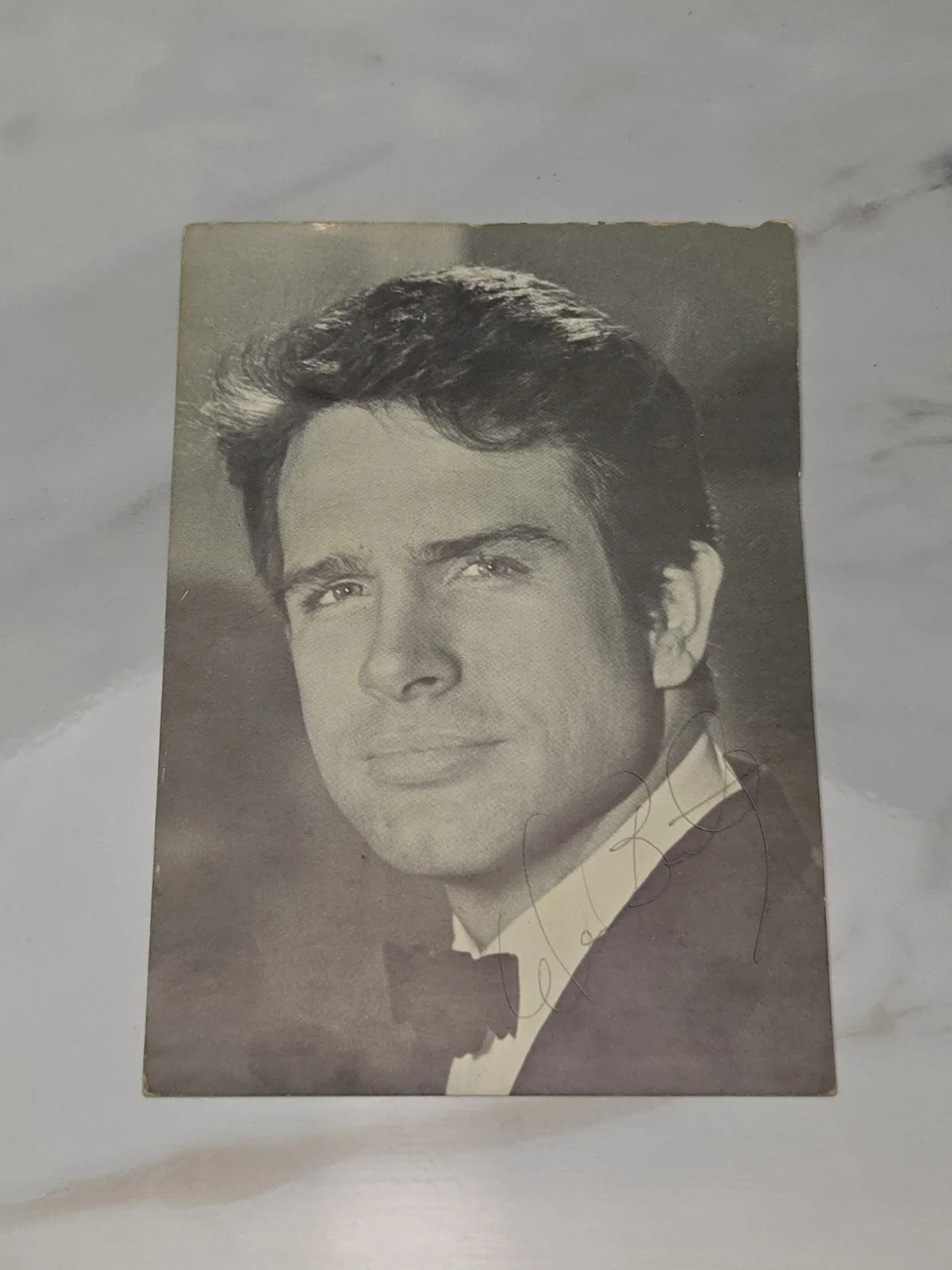 Warren Beatty — WARREN BEATTY Signed 7x5 Photo In Frame Black & White Autographed Picture Auto, изображение 4