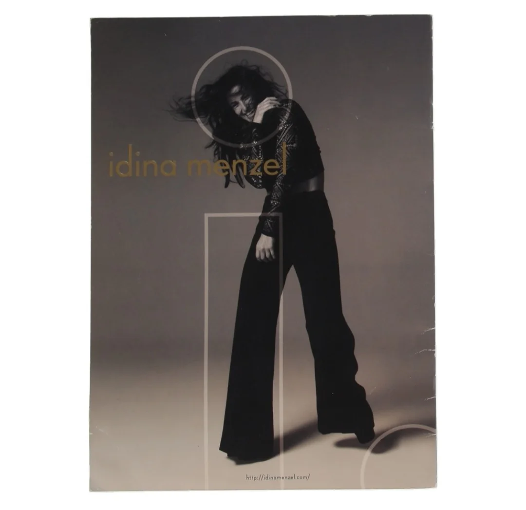 Idina Menzel SIGNED 2017 World Tour Original Program JSA (READ), image 2