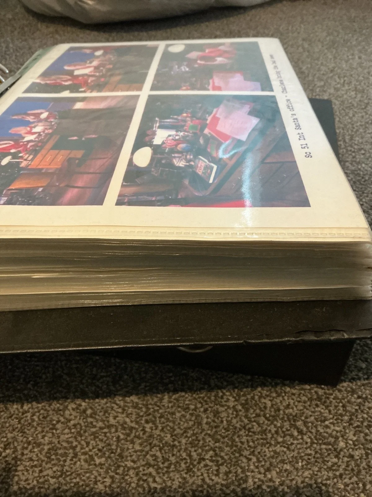 FRED CLAUS 2007 PRODUCTION 2 USED CONTINUITY PHOTO FOLDERS RARE ., изображение 4