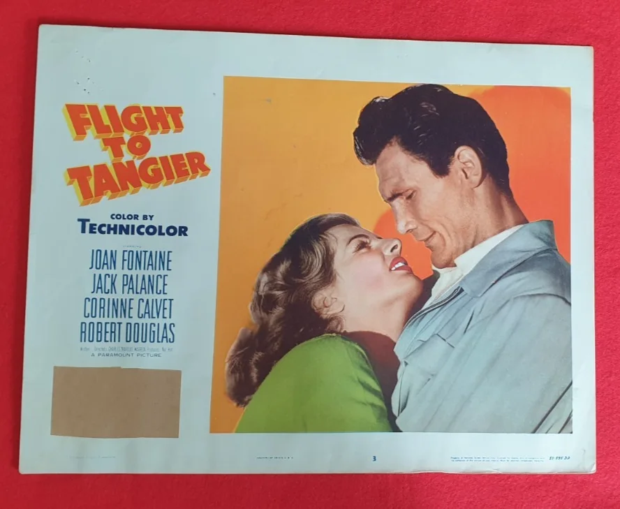 Flight to Tangier (1953) Original US Lobby Cards Set of 8 Joan Fontaine, изображение 3