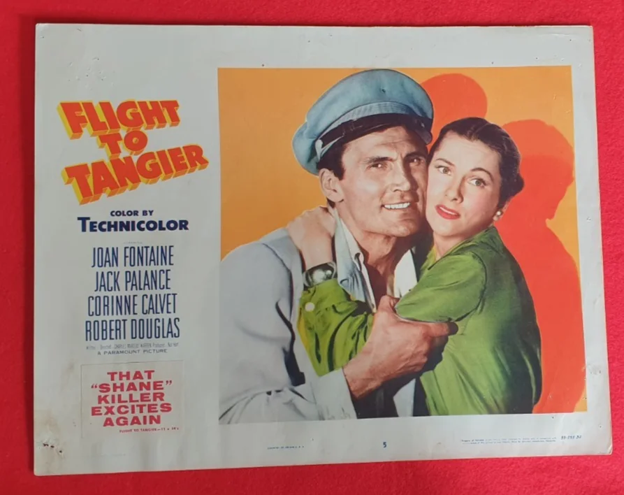 Flight to Tangier (1953) Original US Lobby Cards Set of 8 Joan Fontaine, изображение 5