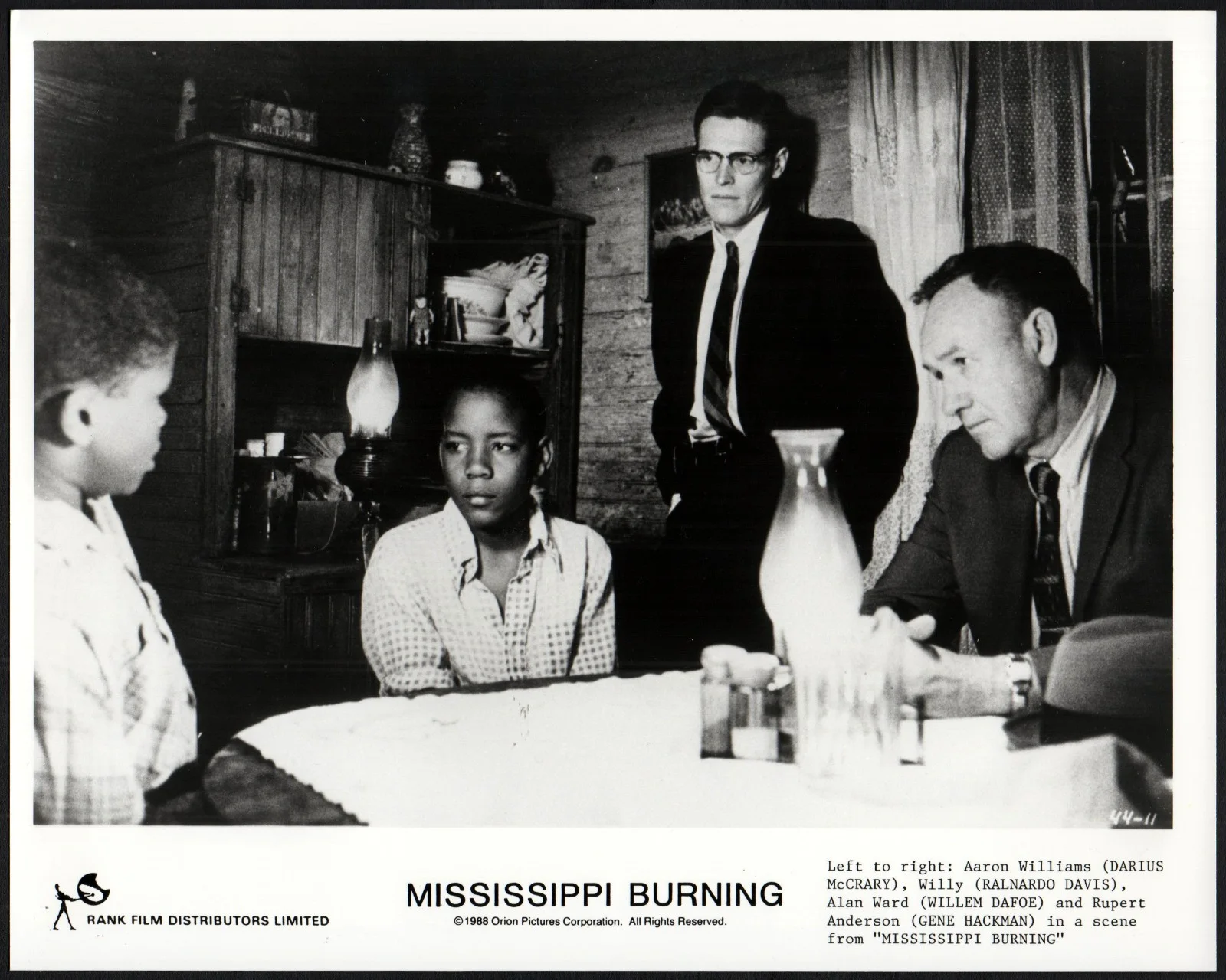 MISSISSIPPI BURNING 1988 Gene Hackman, Willem Dafoe 3 10x8 STILLS, image 2