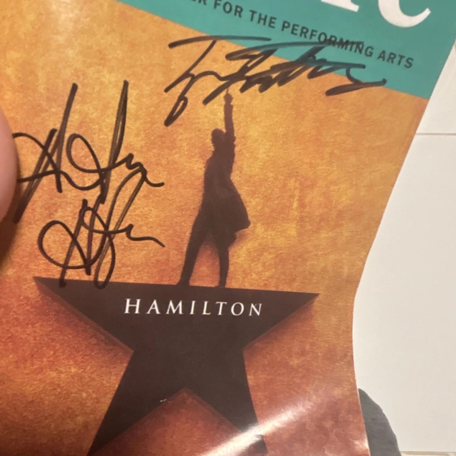 Hamilton Signed Booklet March 2025 Original Theater Program, image 2