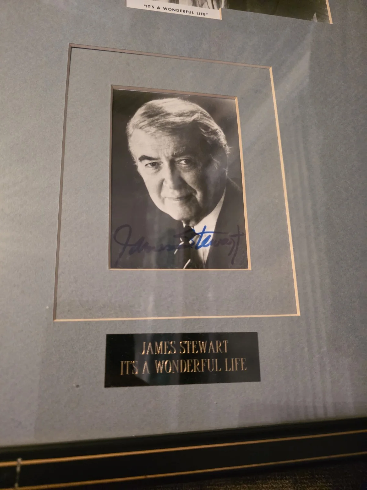 James Stewart Its A Wonderful Life Signed Framed Photo, изображение 3