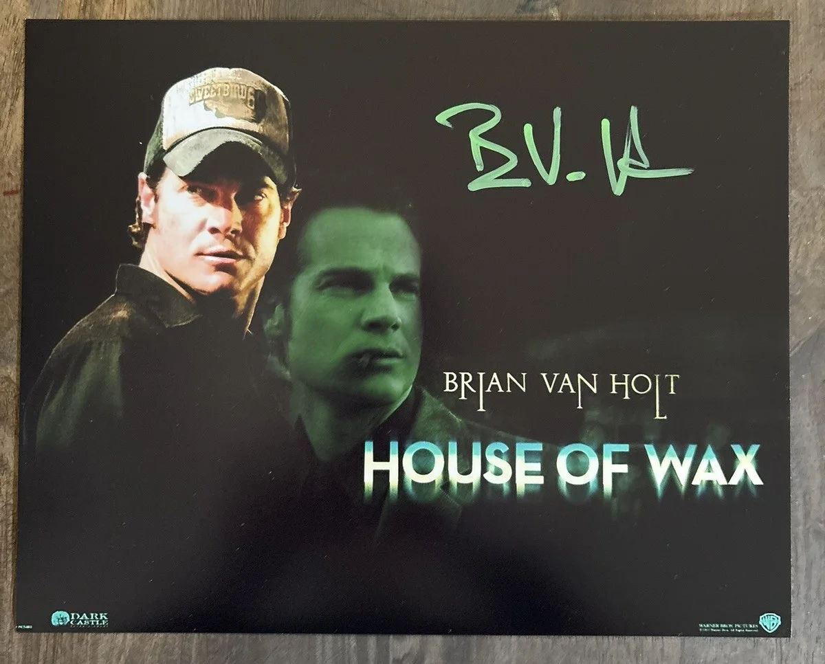 Brian Van Holt — Brian Van Holt signed House Of Wax 8x10 Photo Vincent