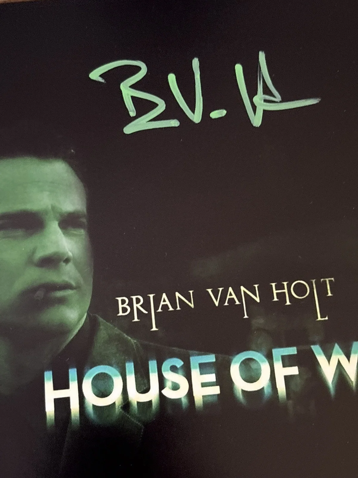 Brian Van Holt — Brian Van Holt signed House Of Wax 8x10 Photo Vincent, изображение 3