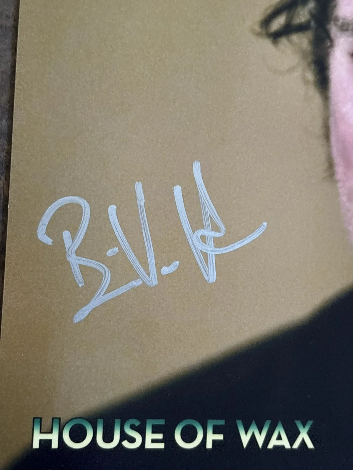 Brian Van Holt — Brian Van Holt signed House Of Wax 8x10 Photo Vincent, изображение 3