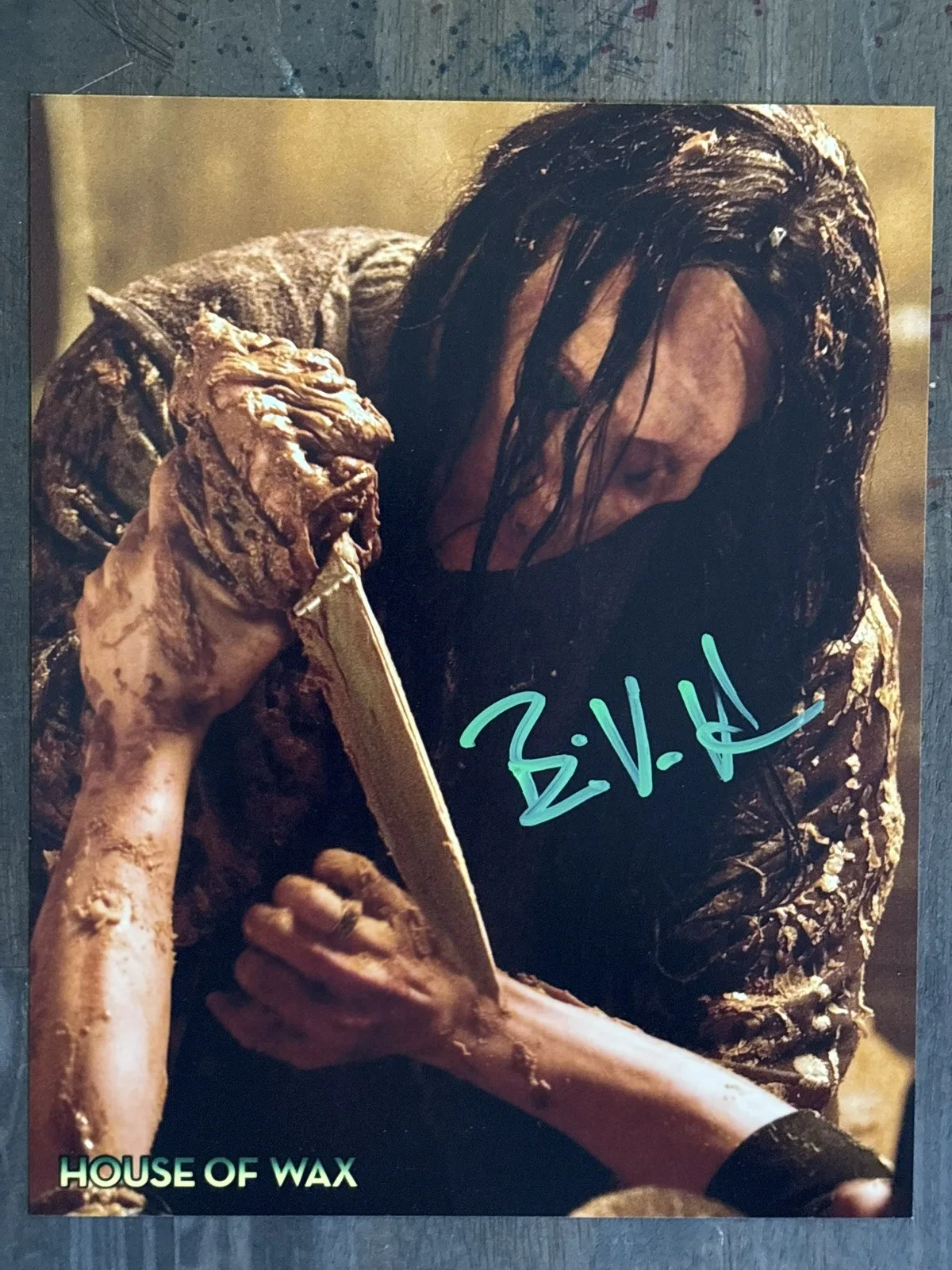 Brian Van Holt — Brian Van Holt signed House Of Wax 8x10 Photo Vincent