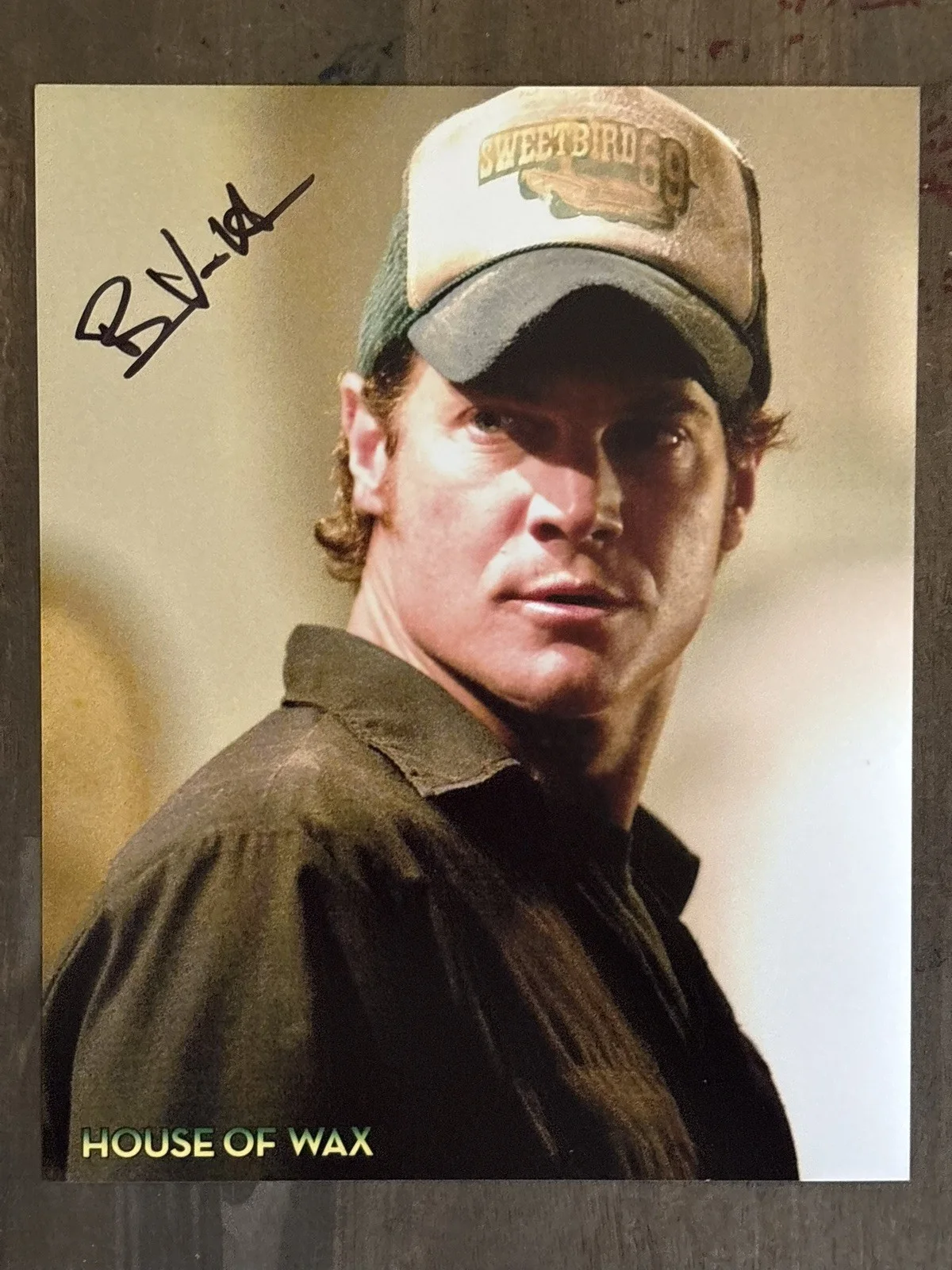 Brian Van Holt — Brian Van Holt signed House Of Wax 8x10 Photo Vincent