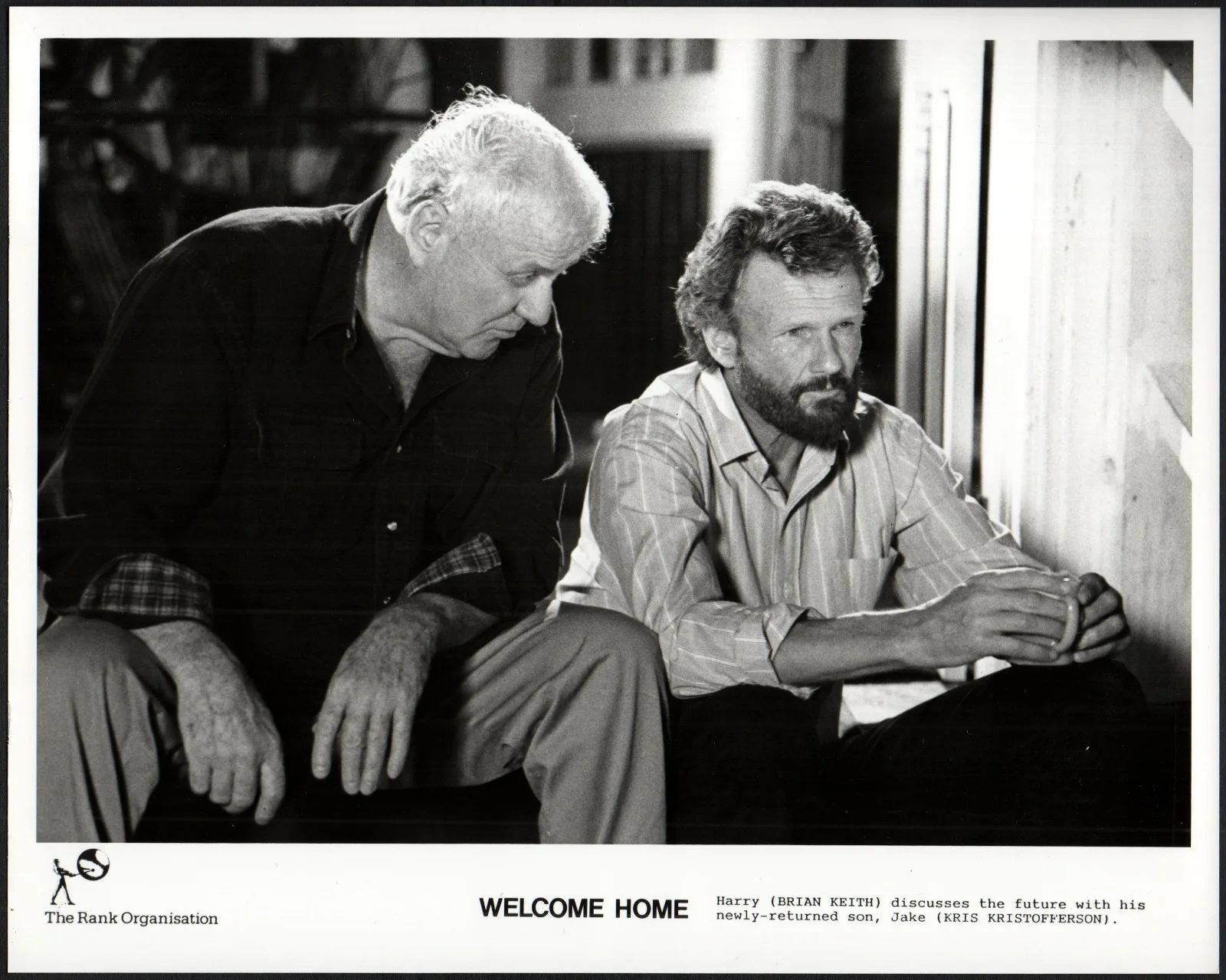 WELCOME HOME 1989 Kris Kristofferson, Brian Keith, Sam Waterston 4 10x8 STILLS, изображение 2