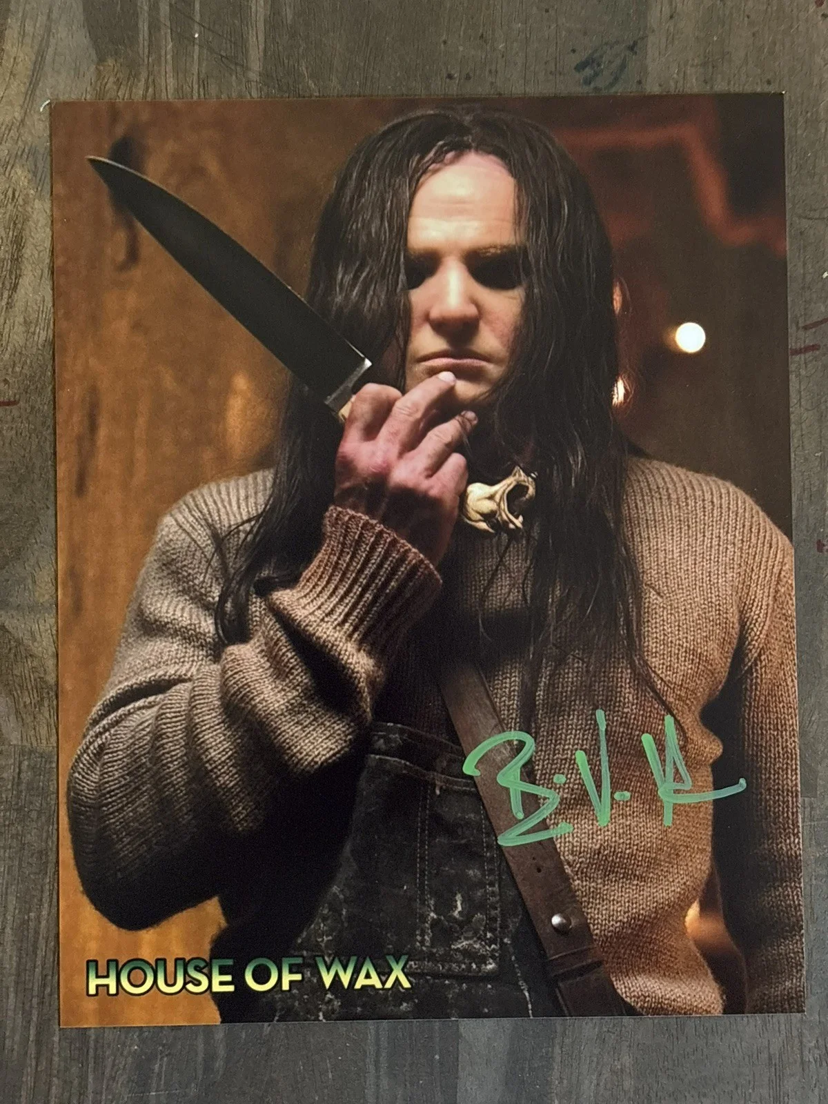 Brian Van Holt — Brian Van Holt signed House Of Wax 8x10 Photo Vincent
