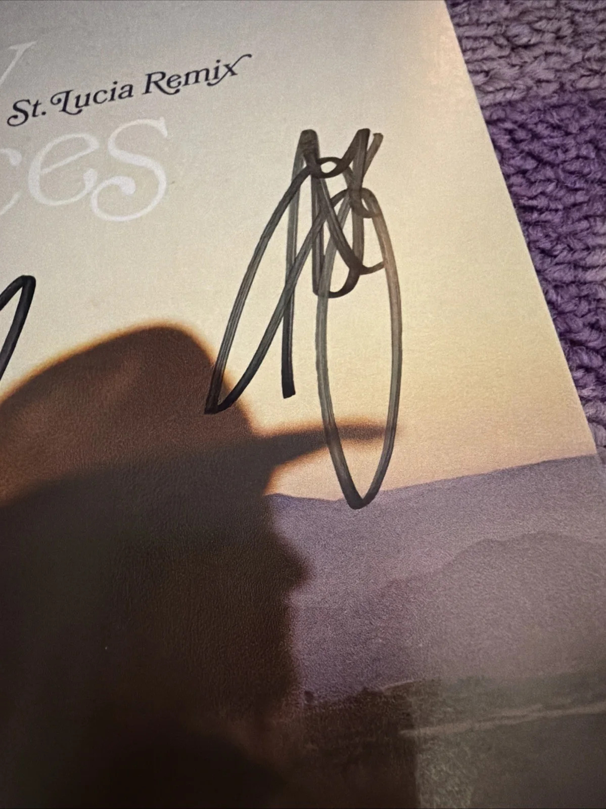 AUTOGRAPHED Pretty Places St. Lucia Remix (7” Vinyl) - SIGNED by Aly & AJ, image 3
