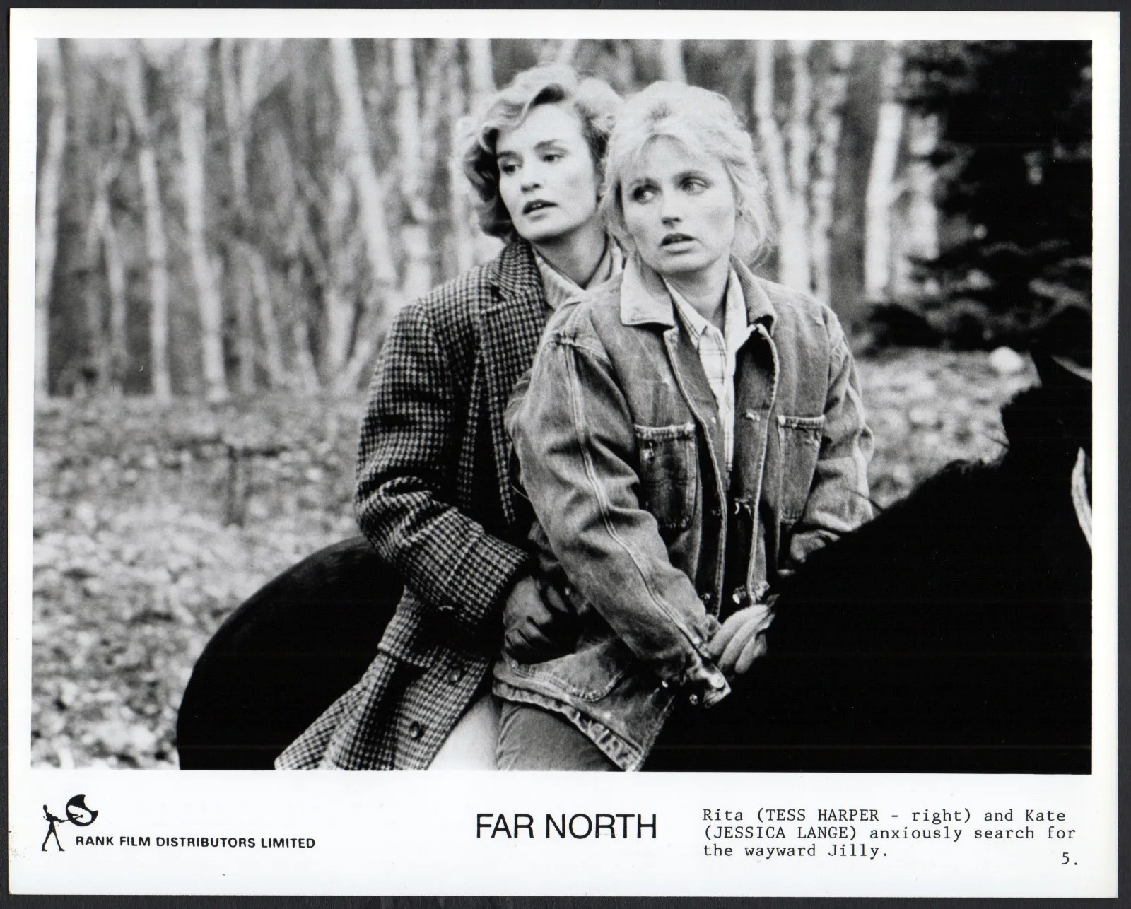 FAR NORTH 1988 Jessica Lange, Tess Harper, Patricia Arquette 5 10x8 STILLS, изображение 2