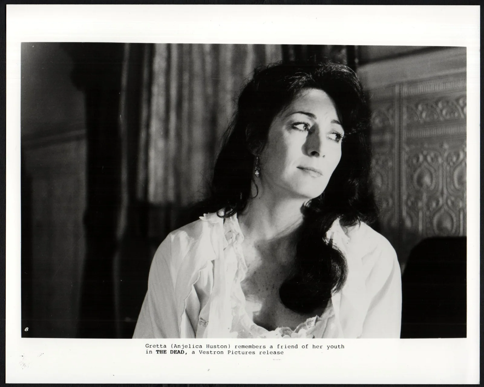 DEAD 1987 John Huston - Donal McCann, Anjelica Huston 4 10x8 STILLS, изображение 2