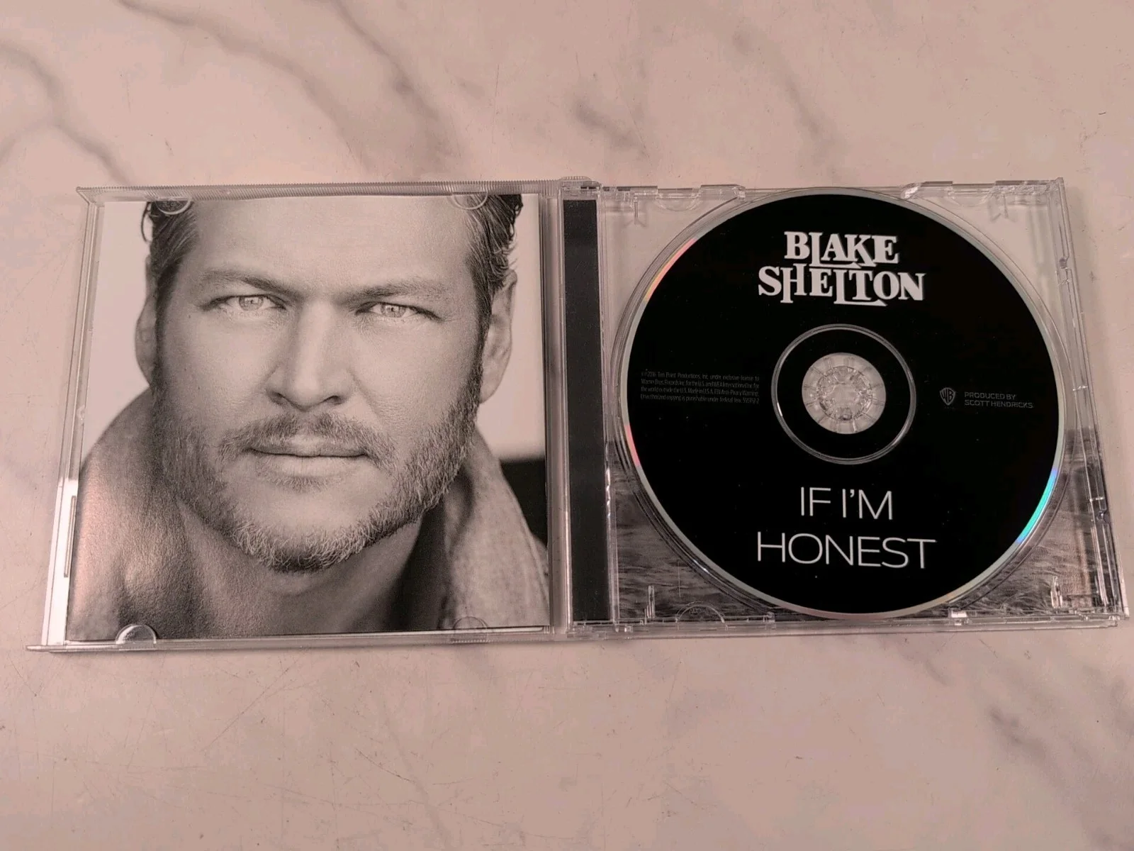 Blake Shelton Signed Autographed Hologram Card CD Cover If I'm Honest, изображение 3