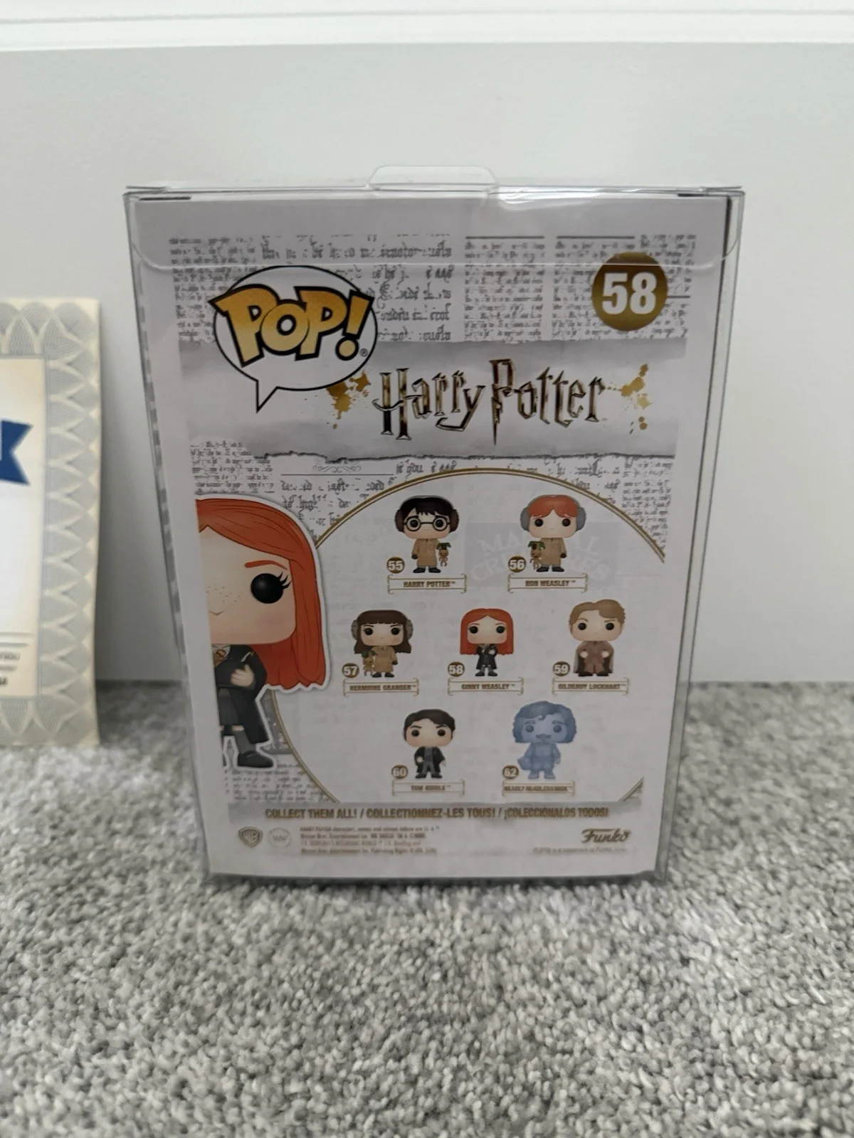 Bonnie Wright — Bonnie Wright Signed Ginny Weasley Funko Pop! 58 With COA, image 5