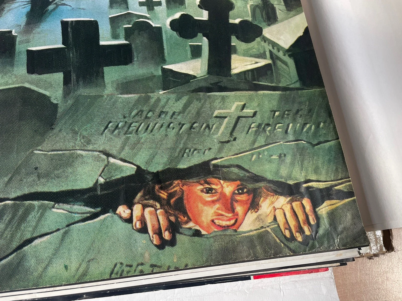 House by the Cemetery Rolled Original UK Quad Poster 1981 Lucio Fulci Horror, image 5