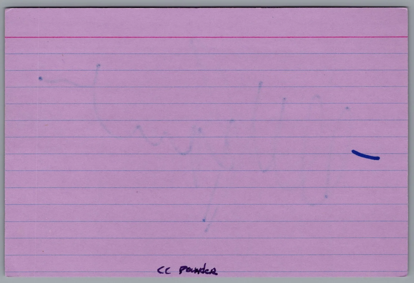 CCH Pounder — CCH Pounder Signed 4x6 Index Card Avatar Autographed, image 2