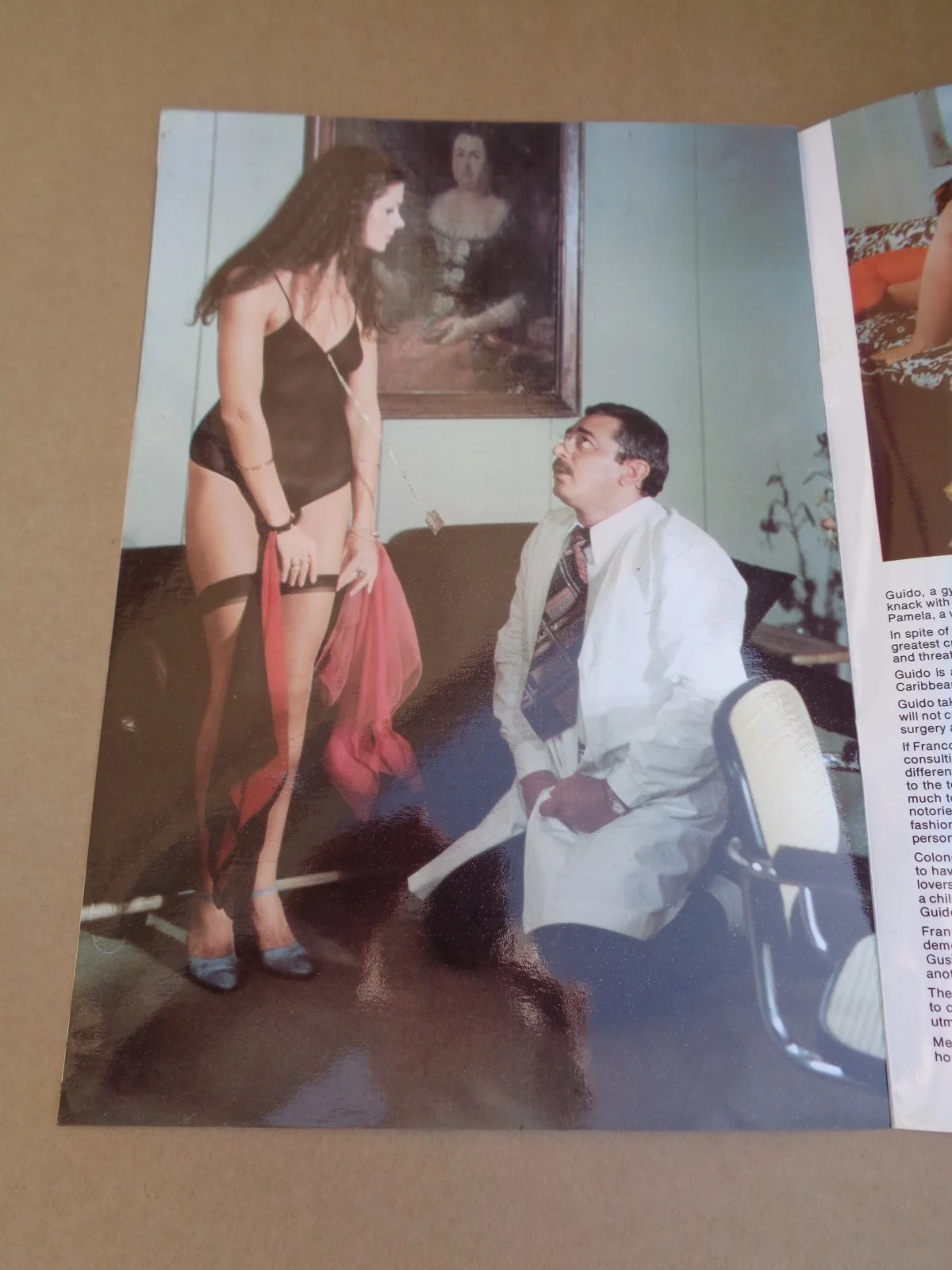 Paola Senatore/Massimo Serato - Ladies' Doctor - 1977 UK Film Brochure, изображение 2