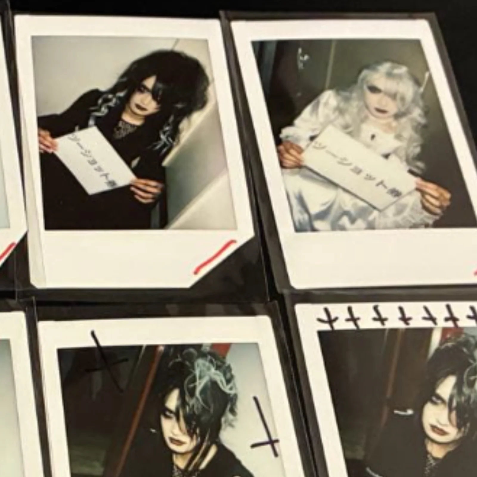 DazzlingBAD iT 痲紗-MASA Set of 8 Cheki Signed! INSTAX Photos Japanese Visual Kei, изображение 2