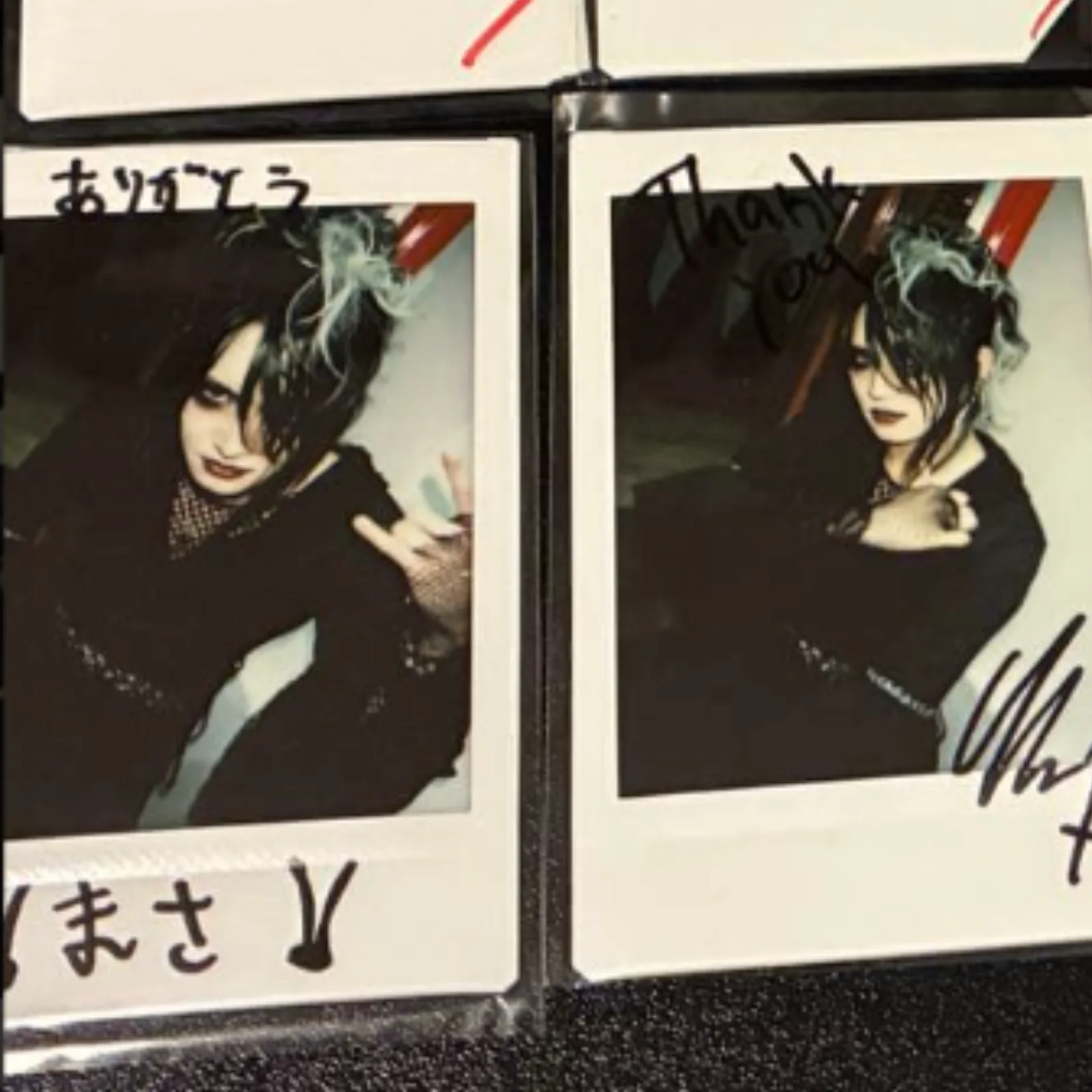 DazzlingBAD iT 痲紗-MASA Set of 8 Cheki Signed! INSTAX Photos Japanese Visual Kei, изображение 3
