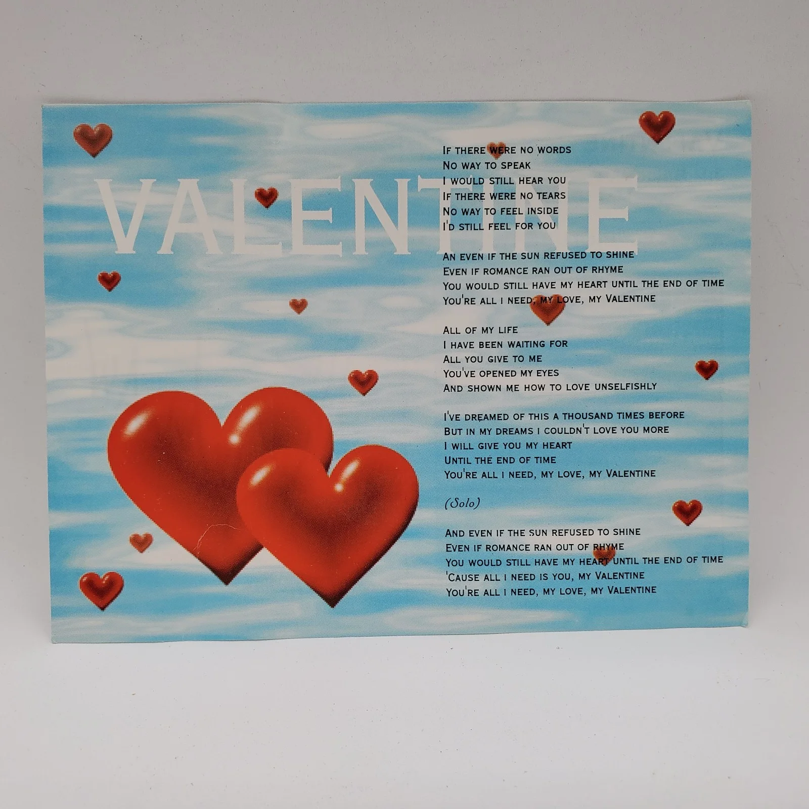 Jim Brickman SIGNED Autograph VALENTINE Promo Postcard Radio DJ Provenance, image 2