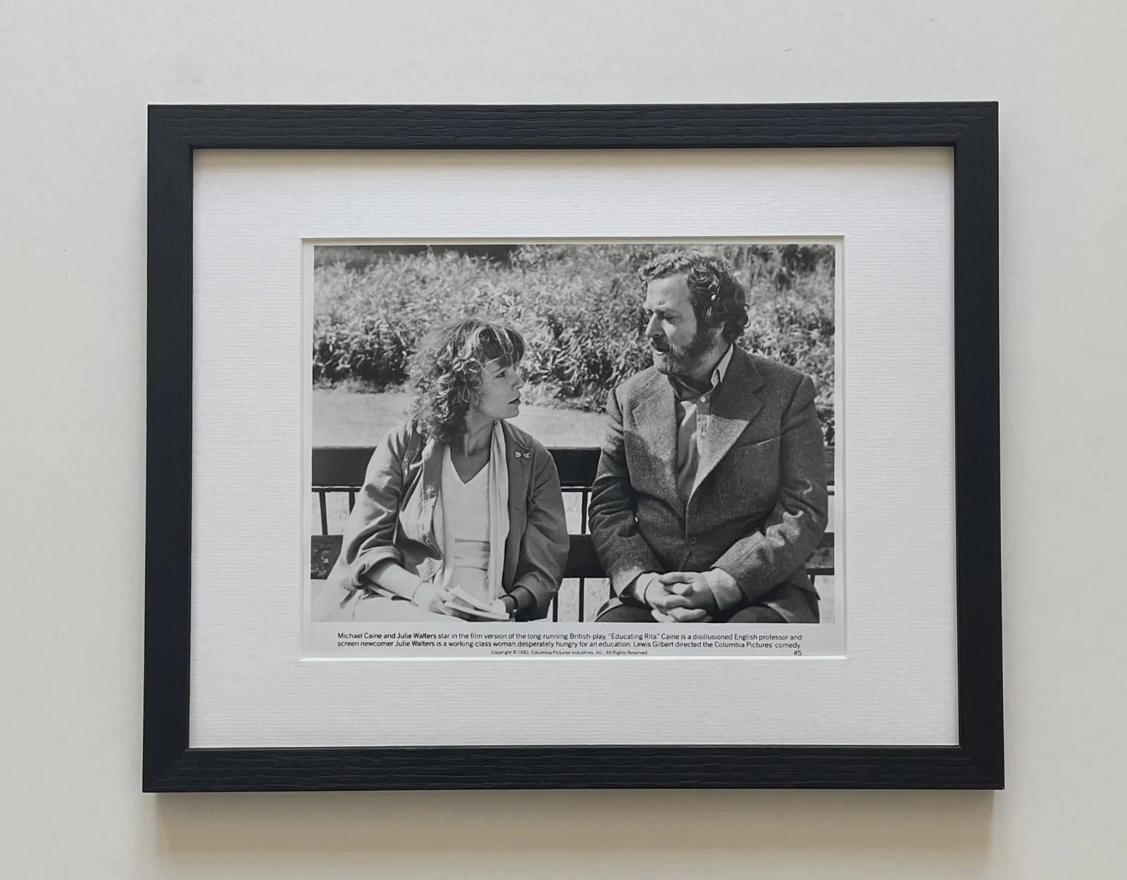 Educating Rita Photo Original 8X10 Inch B&W Press Publicity Still: Framed, image 2