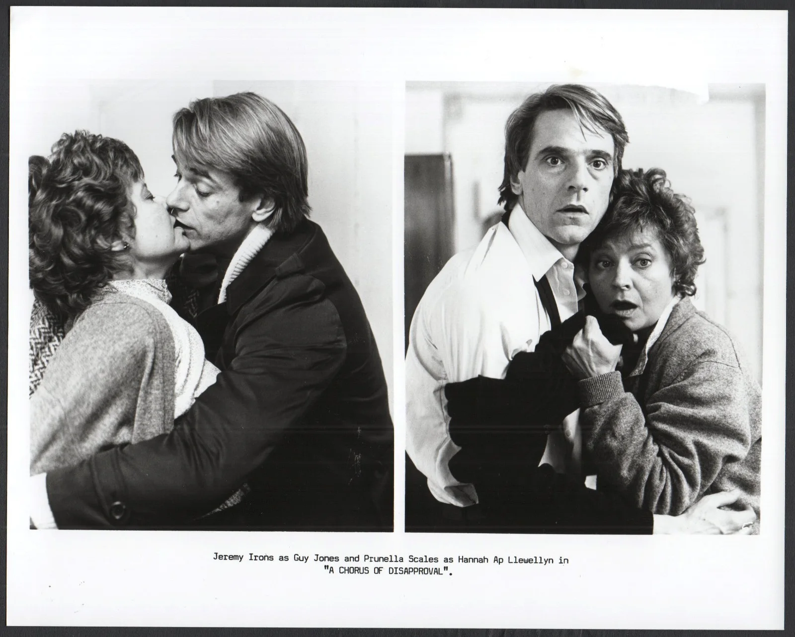 CHORUS OF DISAPPROVAL 1989 Jeremy Irons, Anthony Hopkins 4 10x8 STILLS, изображение 3