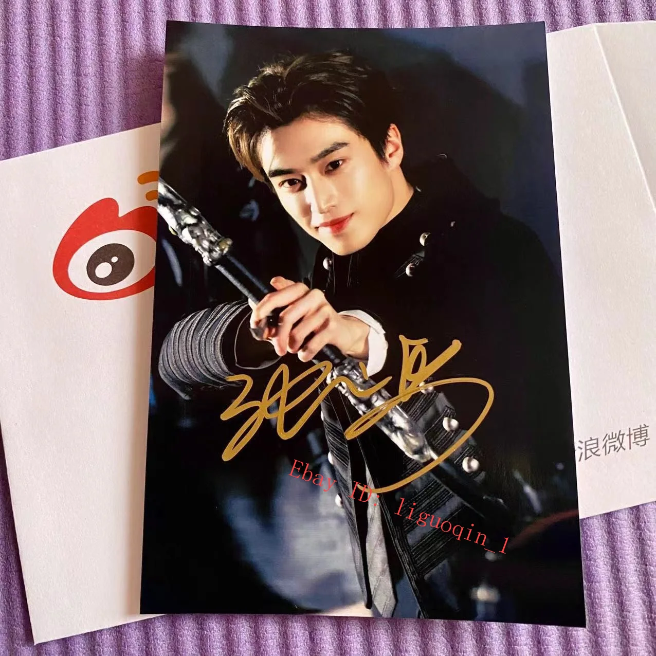 Rebirth Li Yunrui Zhang Kangle Autographed Photo Postcard Collection 6 Inches, изображение 2