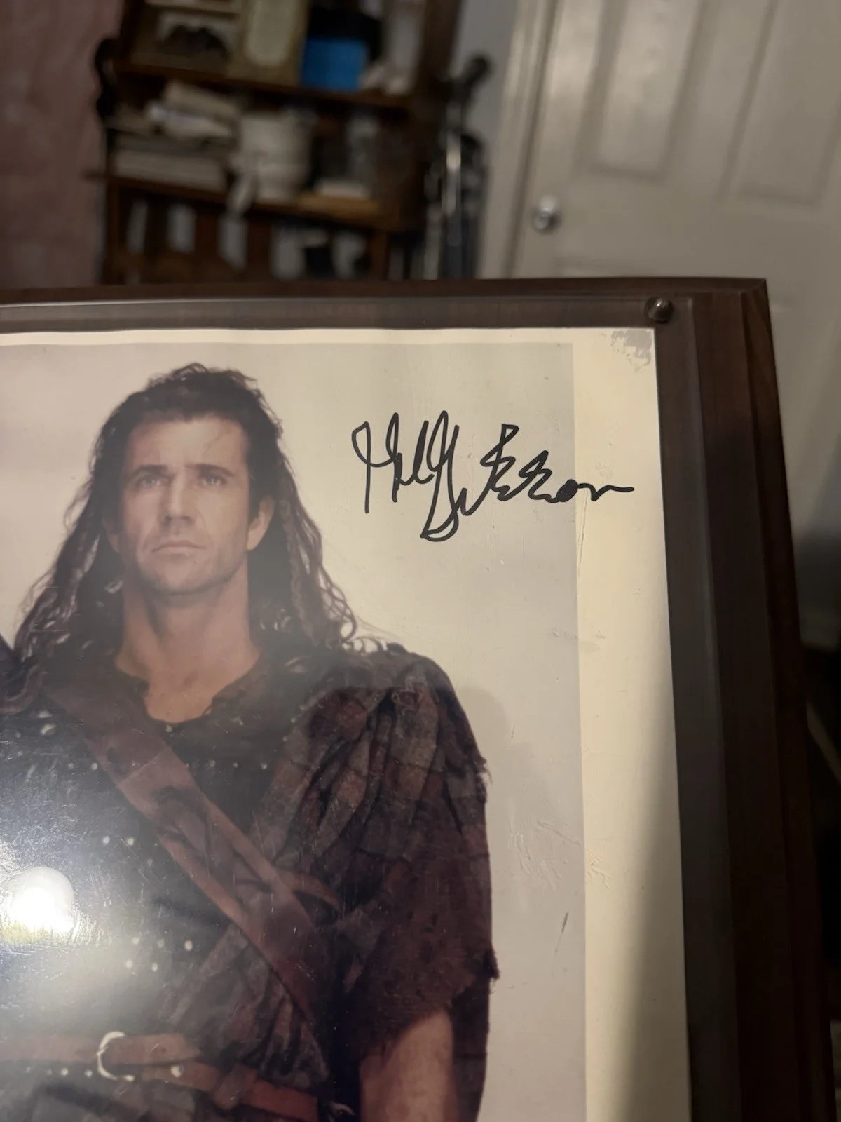 Mel Gibson Autographed Braveheart Photo Field of Dreams COA Original, изображение 2